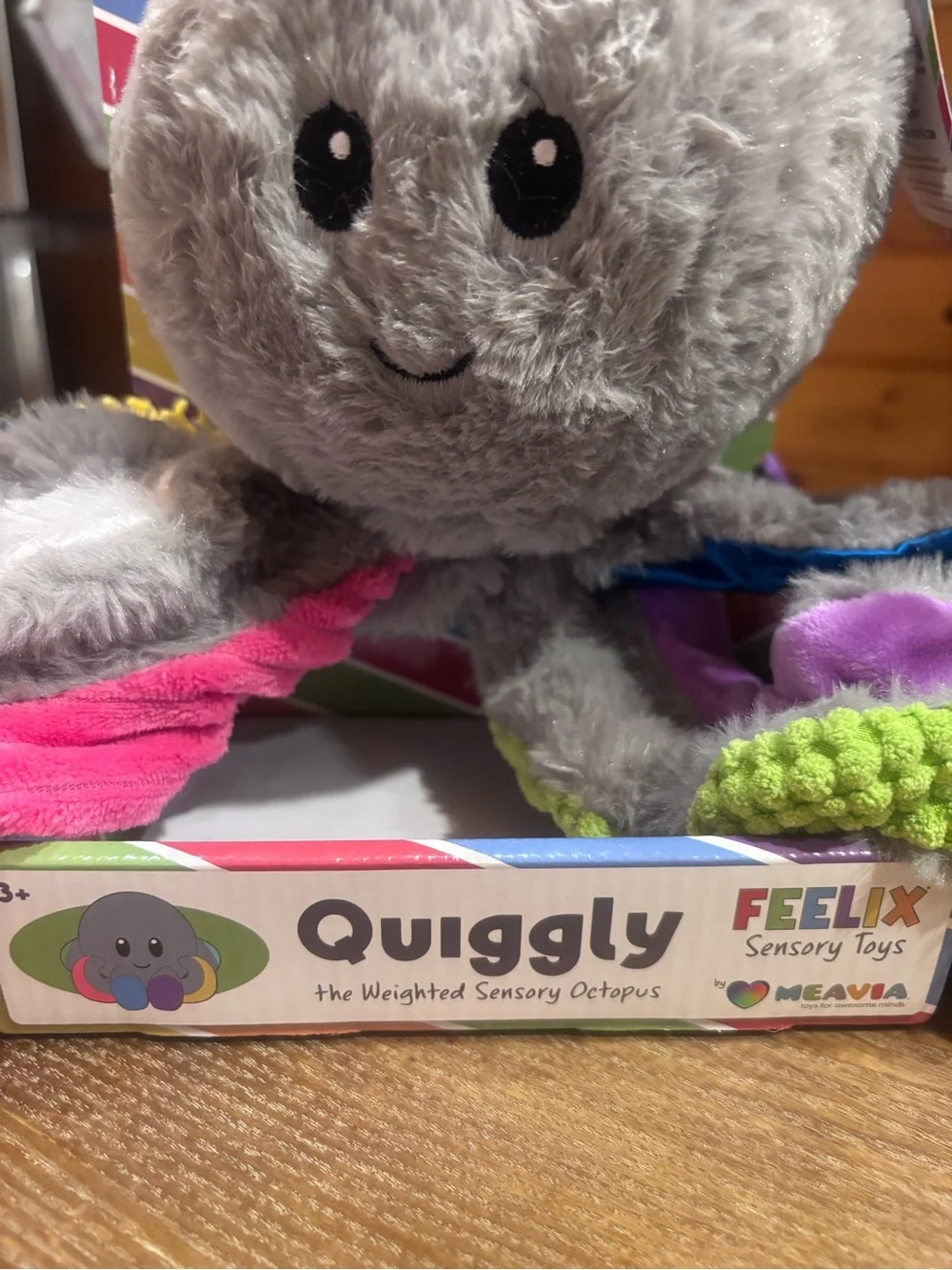 Quiggly Weighted Sensory Octopus from the Meavia FEELix collection